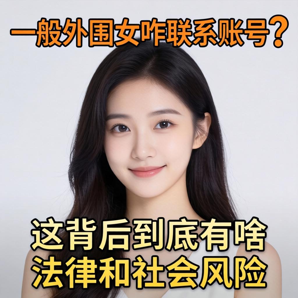 一般外围女咋联系账号？这背后到底有啥法律和社会风险？