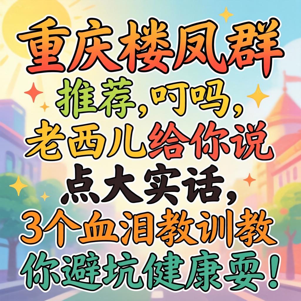 重庆楼凤群有推荐的吗？？？？？？老西儿给你说点大真话，，，，，，3个血泪教训教你避坑康健耍！