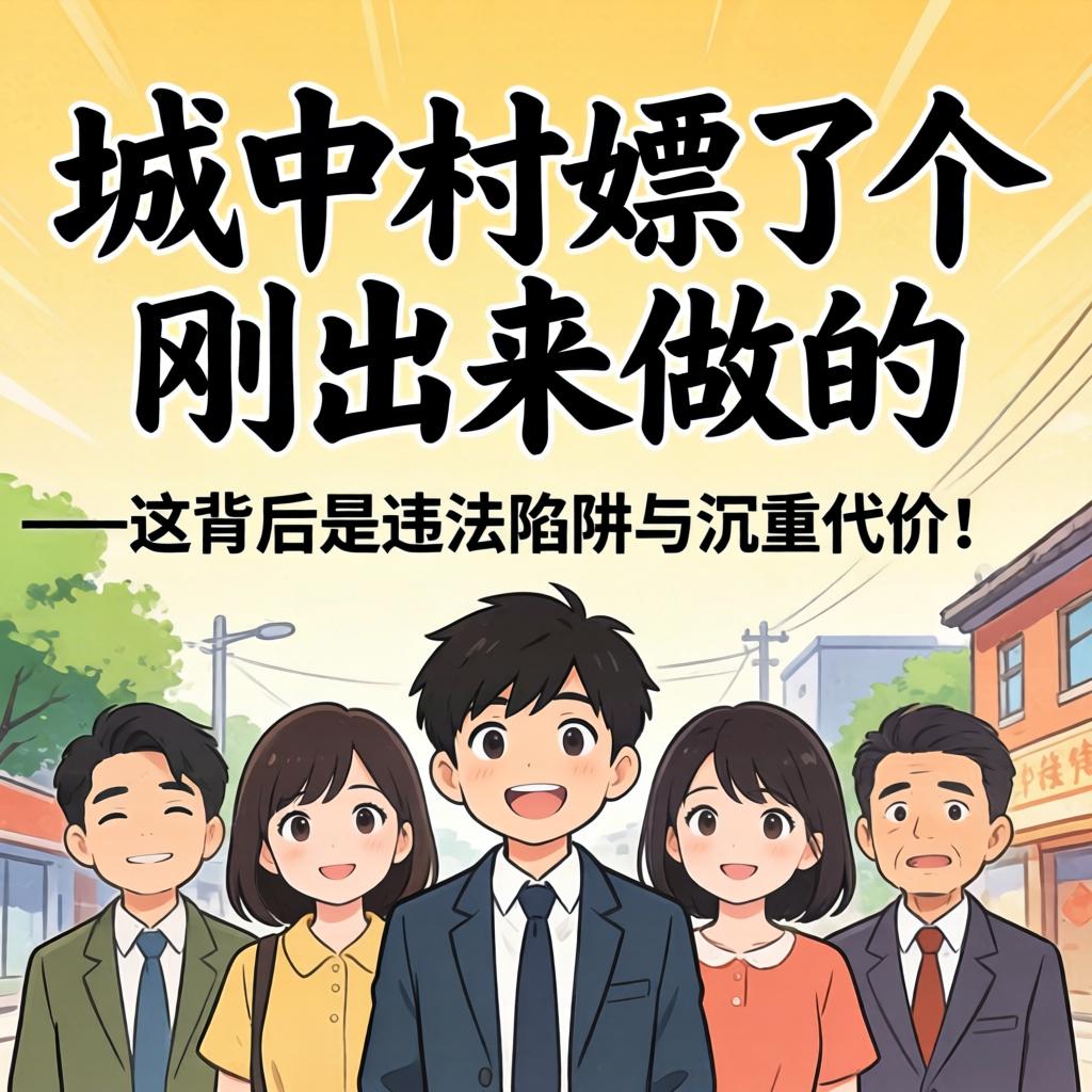 “城中村嫖了个刚出来做的”——这背后是违法陷阱与沉重代价！