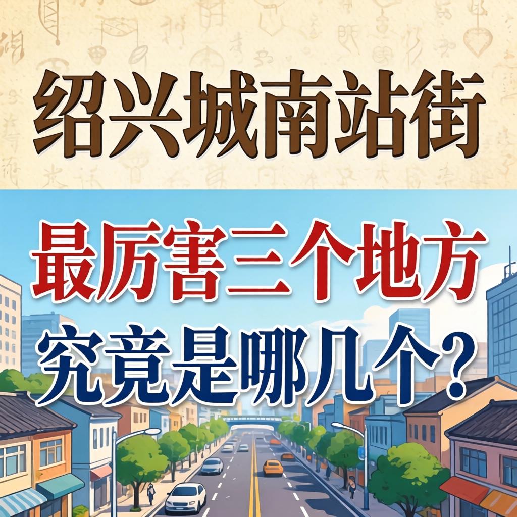 绍兴城南站街最厉害三个地方，究竟是哪几个？