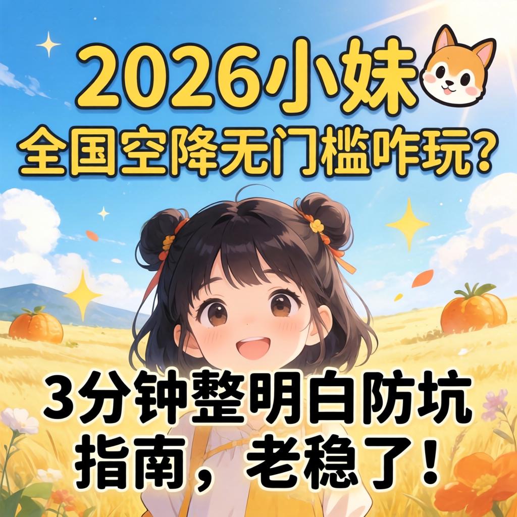 2026小妹全国空降无门槛咋玩？3分钟整明白防坑指南，老稳了！