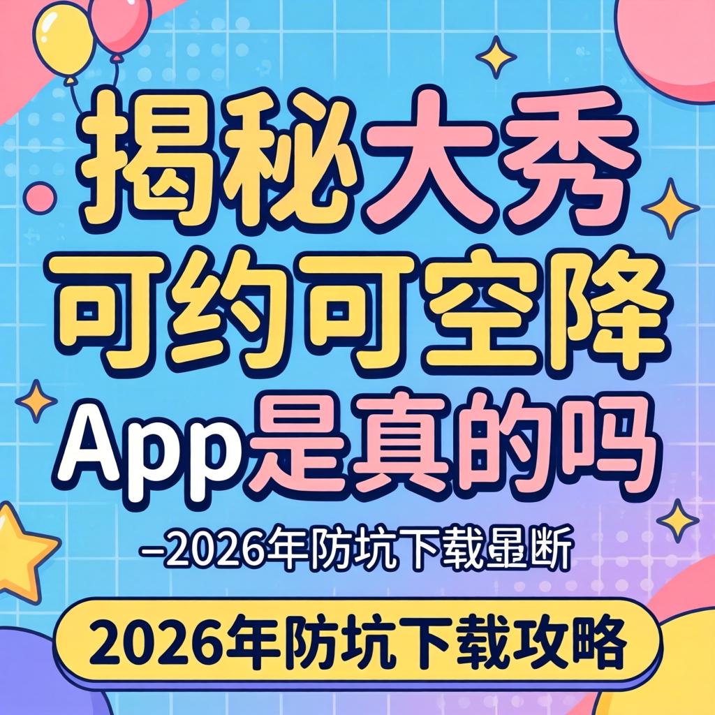 揭秘大秀可约可空降App是真的吗_2026年防坑下载攻略