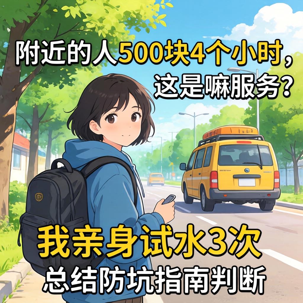 附近的人500块4个小时，这是嘛服务？我亲身试水3次，总结防坑指南