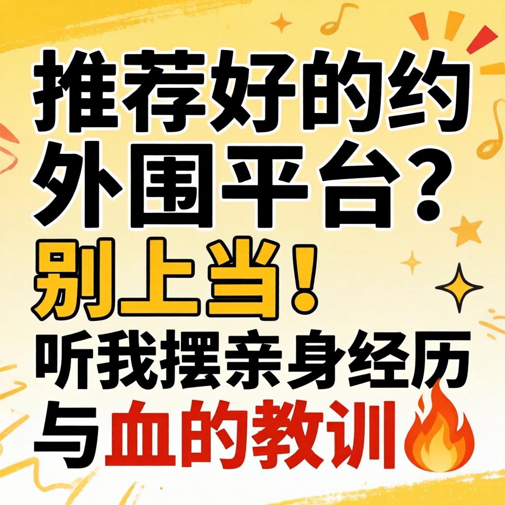 推荐好的约外围平台？别上当！听我摆亲身经历与血的教训?