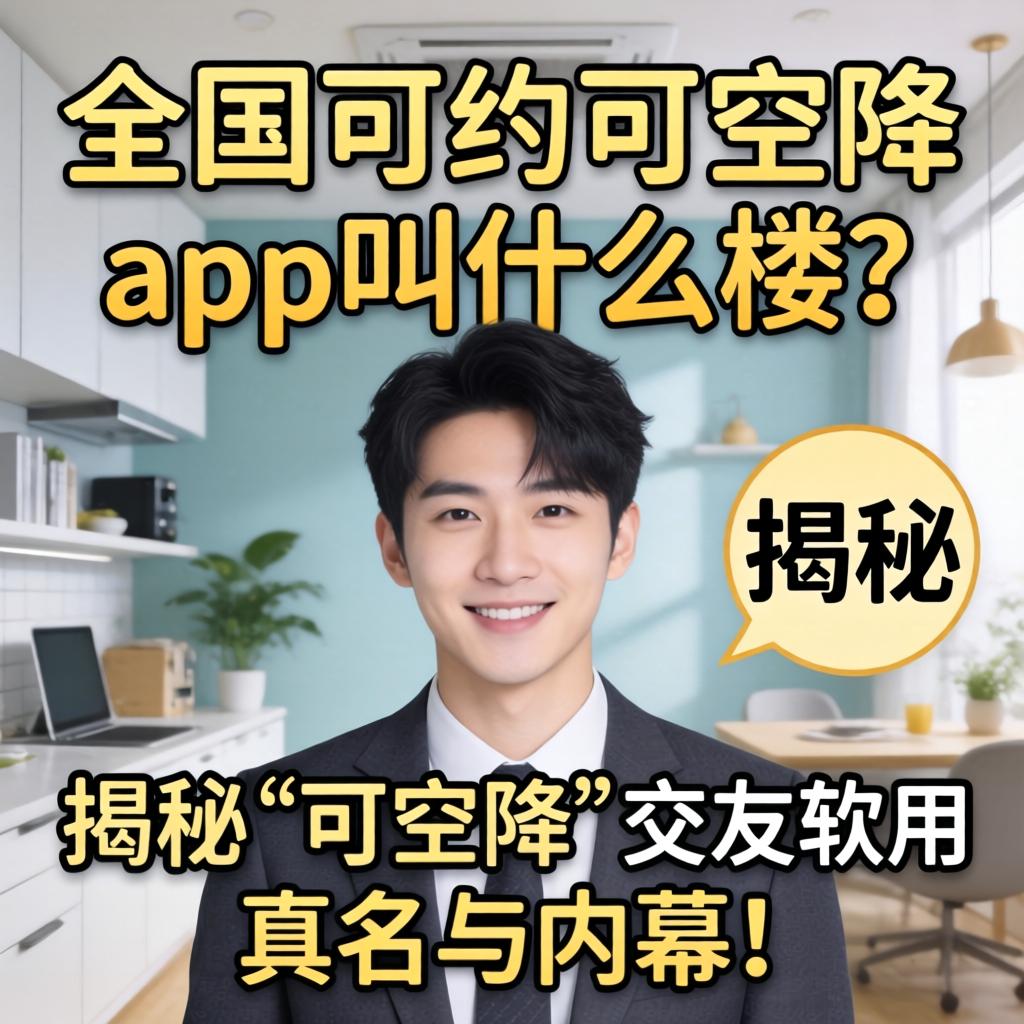 全国可约可空降app叫什么楼？揭秘“可空降”交友软件真名与黑幕！