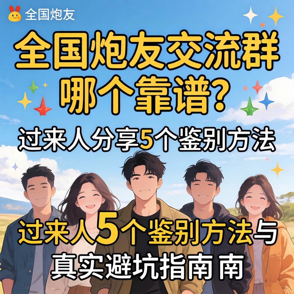 全国炮友交流群哪个靠谱？过来人分享5个鉴别方法与真实避坑指南